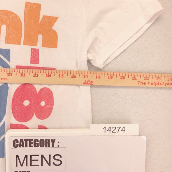 Blink 182 Band Short Sleeve Casual Graphic T-Shirt Adult Mens Size L White - Picture 7 of 9